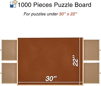 Amazon.com: YISHAN 1000 Piece Wooden Jigsaw Puzzle Board